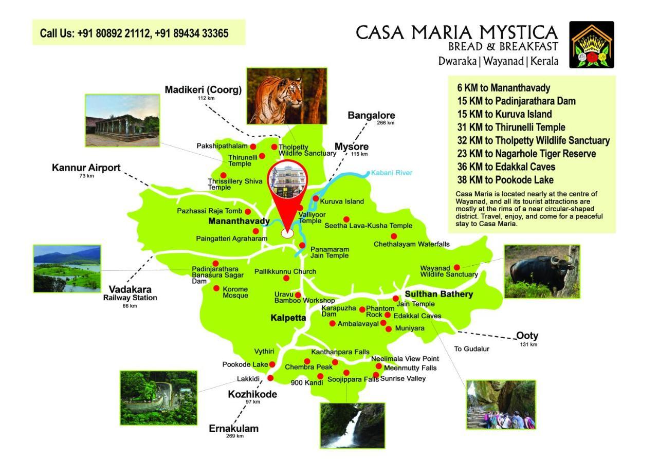 Casa Maria Mystica Apartments, Mananthavady, Wayanad Bagian luar foto